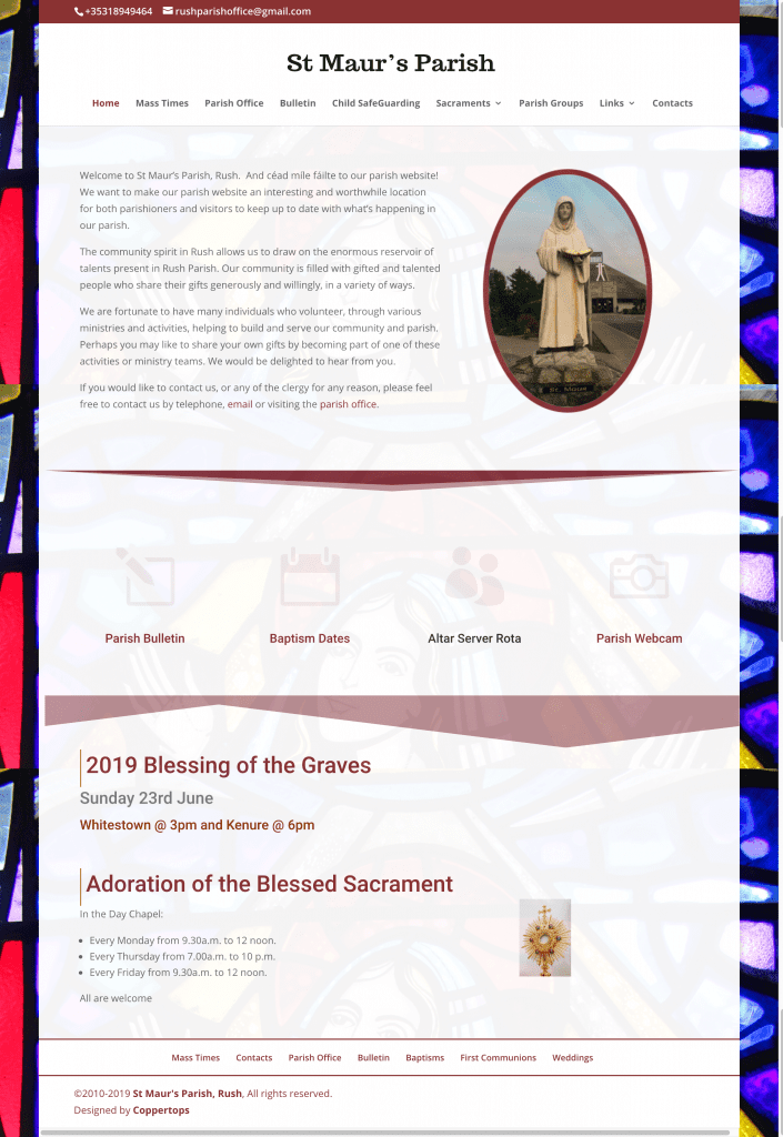 Rush Parish Web Design
