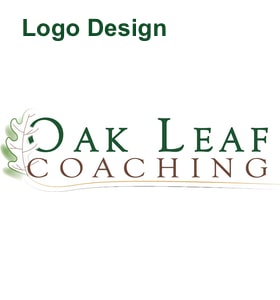 oak leaf coaching logo design