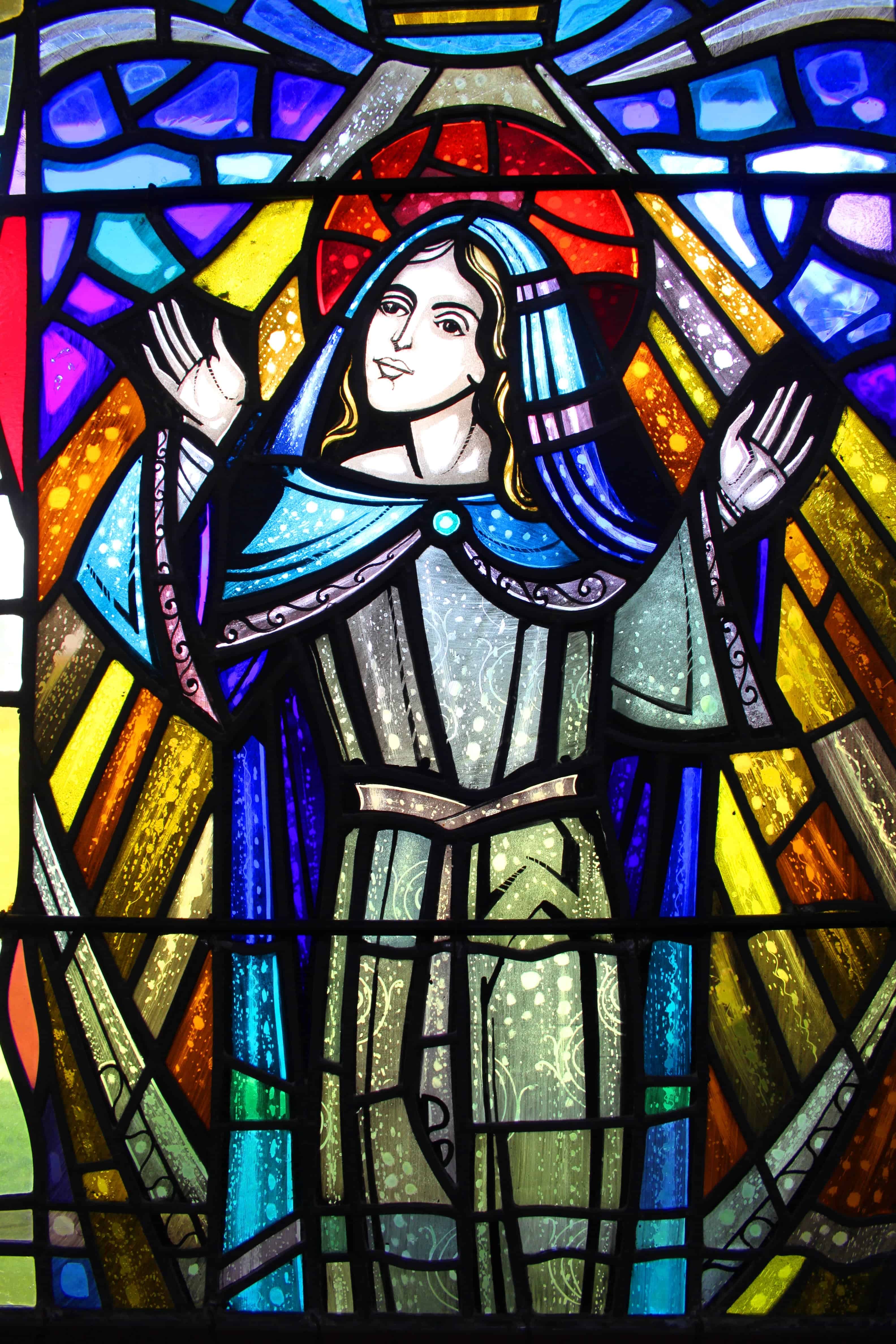 St Maurs Parish, Rush stained glass image Web Design