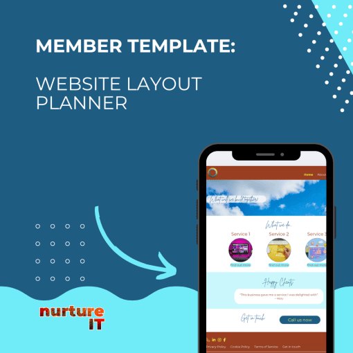 Member Template Featured Image - Website Layout Planner