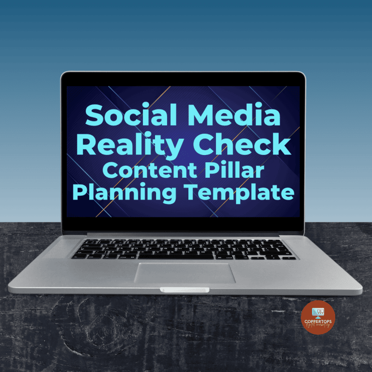 Social Media Reality Check - 3 Content Pillar Planning