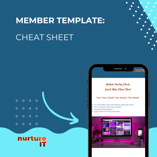 Website Reality Check - Quick Wins Cheat Sheet
