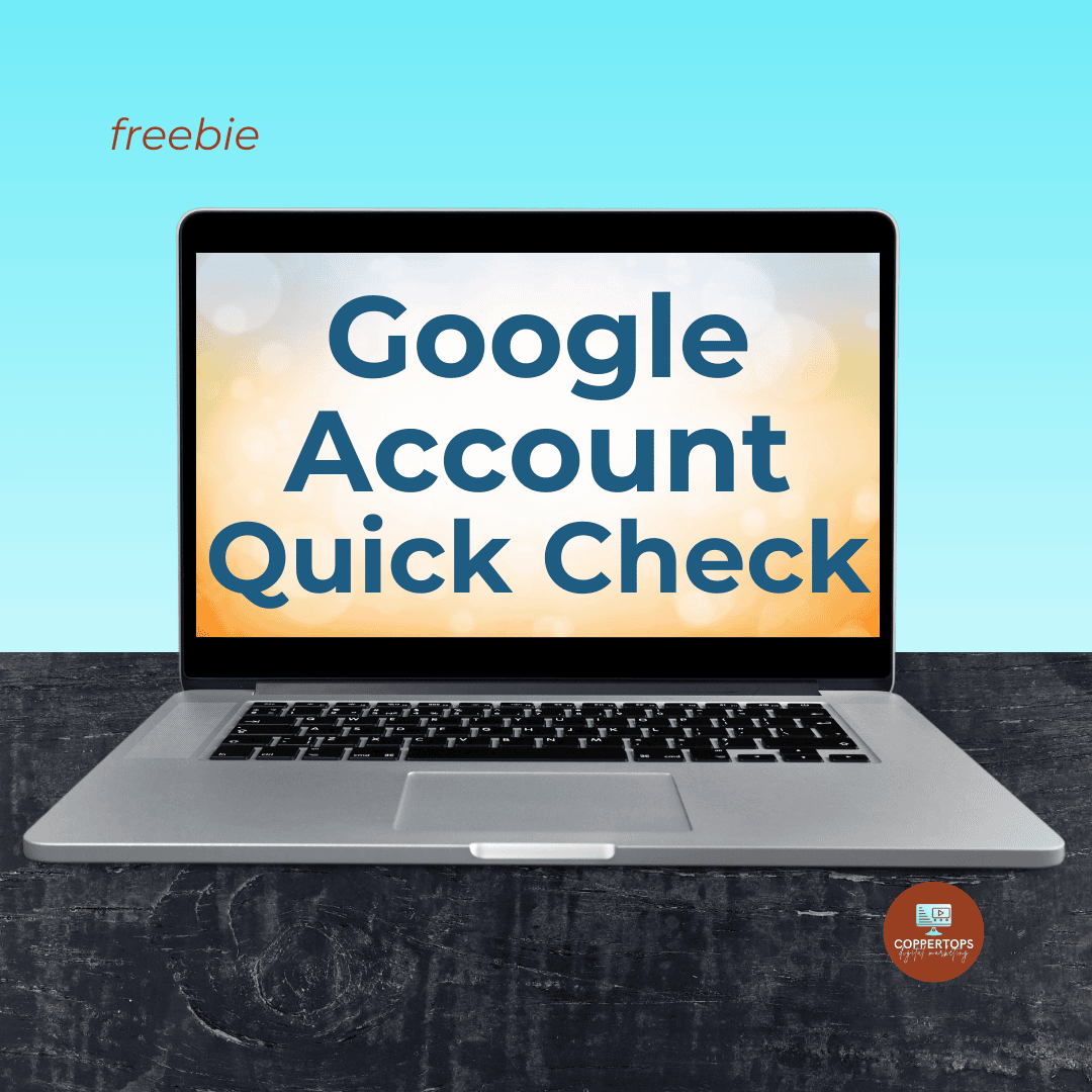Checking Google Google Account Quick Check - Coppertops