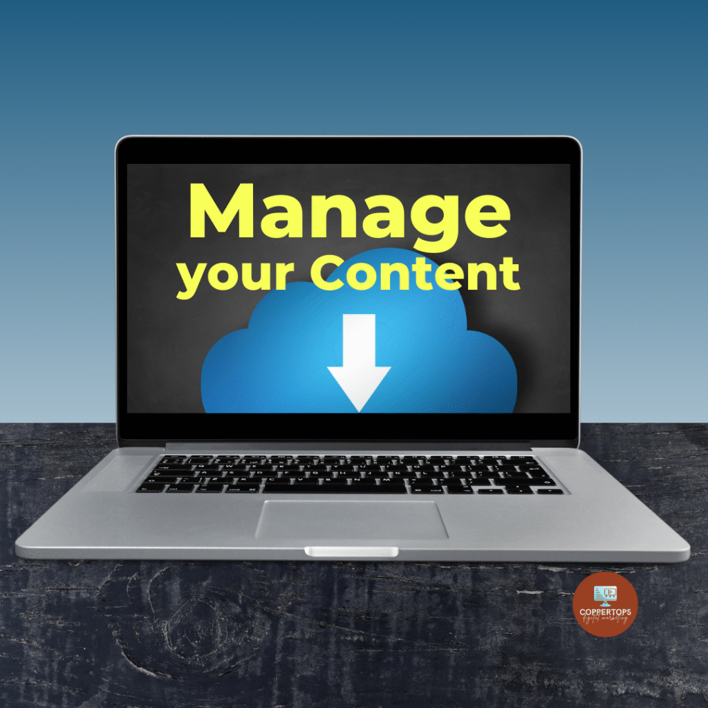 Manage your Content 1-1