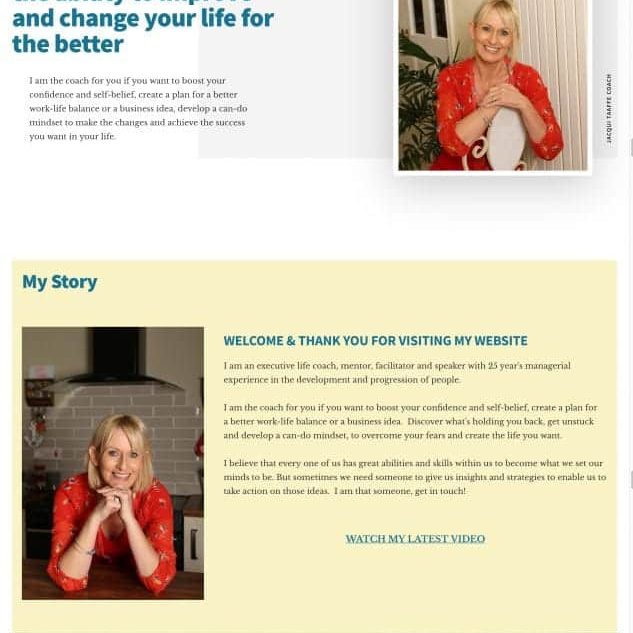 JT Coaching Jacqui Taaffe Web Design
