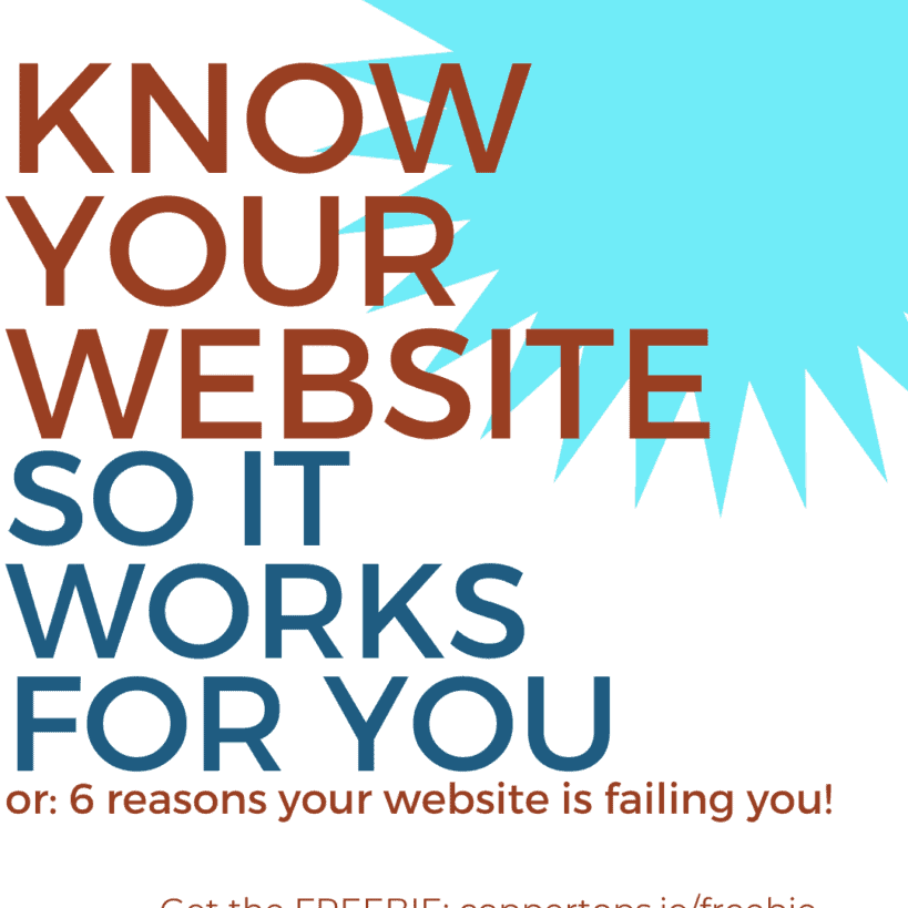 Know your Website - 6 reasons your website is failing you - 1